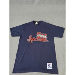 Vintage Syracuse T-Shirt - Mens Size XL - Blue Short Sleeve Single Stitch